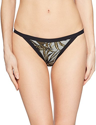 Hurley Women s Quick Dry Compression Printed Bikini Surf Bottom  Dark Stucco  S