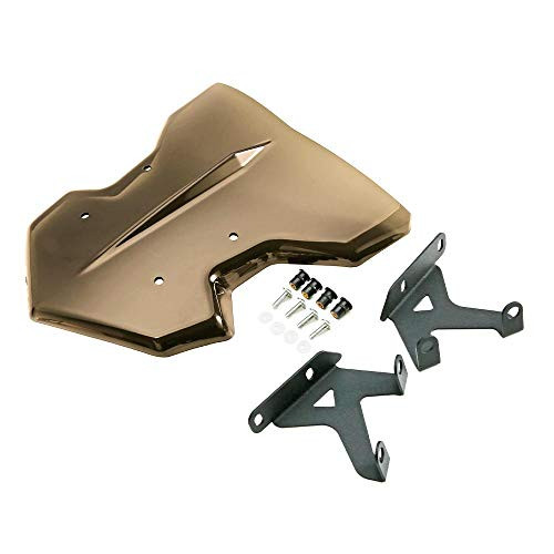 2020 FZ09 Windshield MT09 Windscreen Compatible with Yamaha FZ 09 MT 09 2017 2018 2019 2020 Mounting Bracket