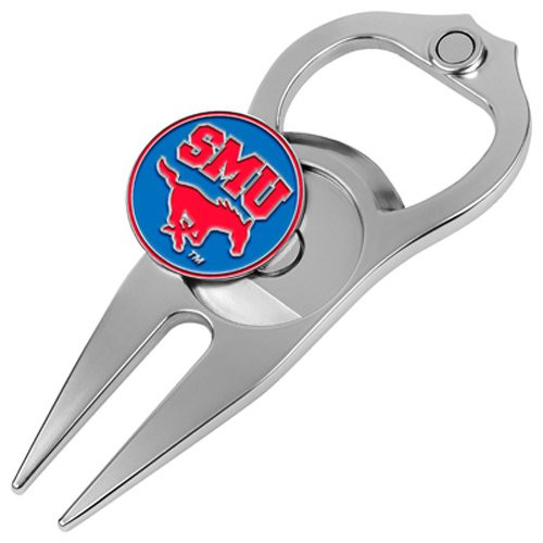 Hat Trick Openers 5 in 1 Divot Tool  Southern Methodist Mustangs