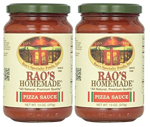 Rao s Homemade All Natural Pizza Sauce 13 oz Pack of 2 Rao s Homemade All Natural Pizza Sauce 13 oz Pack of 2
