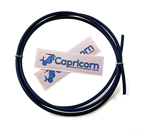 3DMakerWorld Capricorn XS Series Low Friction PTFE Bowden Tubing 2 Meters for 1 75mm Filament