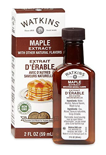 Watkins Maple Extract with Other Natural Flavors  2 oz  Bottles  Pack of 6  Packaging May Vary