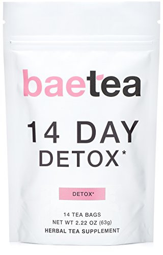 Baetea 14 Day Teatox Detox Herbal Tea Supplement (14 Tea Bags).