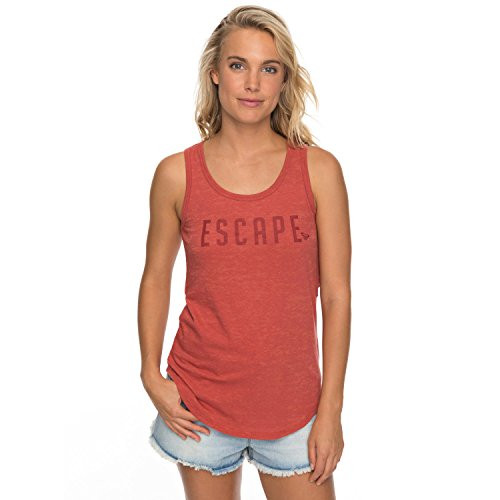 Roxy Junior s Perfect Escape Open Back Tank Top  Tandoori Spice  XL