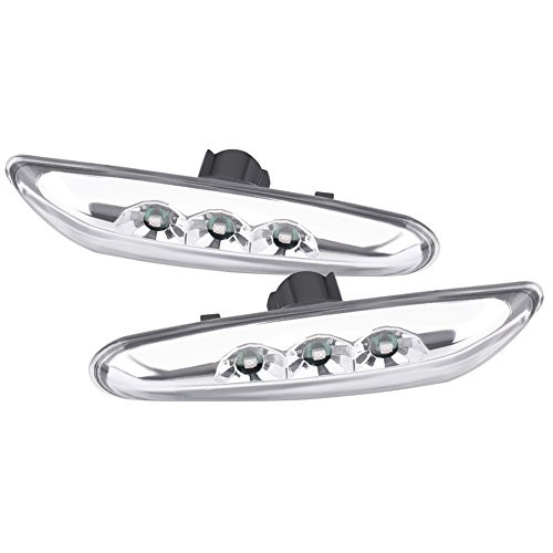 Acouto LED Side Marker Turn Signal Lights Lamp for BMW E82 E88 E60 E61 E90 E91 E92 E93