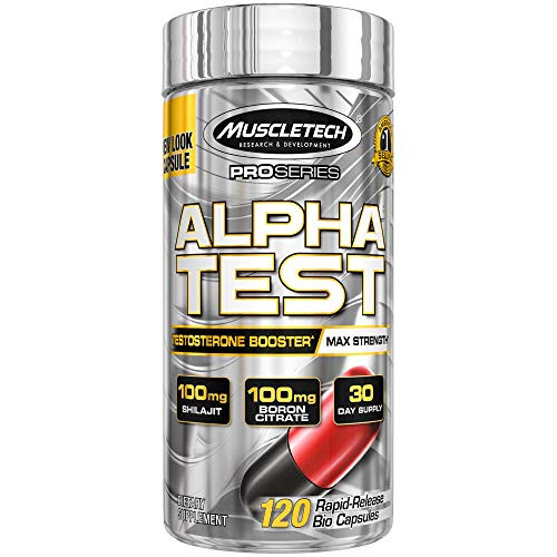Testosterone Booster for Men MuscleTech AlphaTest Max Strength ATP Test Booster for Men Boost Free Testosterone and Enhance ATP Levels 120 Capsules Testosterone Booster for Men MuscleTech AlphaTest Max Strength ATP Test Booster for Men Boost Free Testosterone and Enhance ATP Levels 120 Capsules