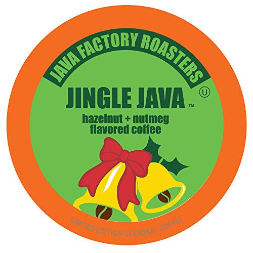 Java Factory Coffee Pods Hazelnut and Nutmeg Coffee for Keurig K Cup Brewers  Jingle Java  40 Count