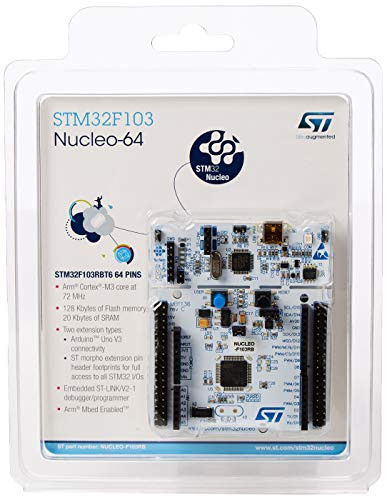 STM32 Nucleo 64 Development Board with STM32F103RB MCU  Supports Arduino and ST Morpho connectivity