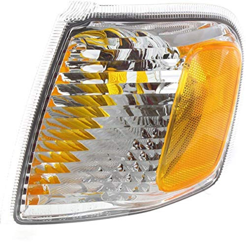 I Match Auto Parts Driver Parking Signal Side Marker Light Corner Lamp Lens and Housing Replacement for 01 05 Ford Explorer Sport TRAC FO2520164 1L5Z13201AA