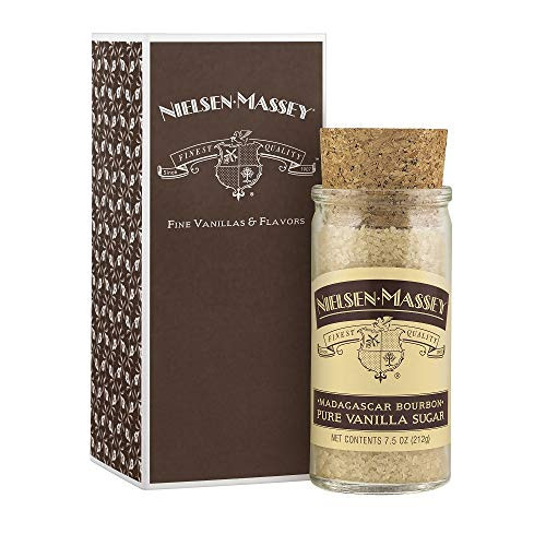 Nielsen Massey Madagascar Bourbon Pure Vanilla Sugar with Gift Box 7 5 ounces Nielsen Massey Madagascar Bourbon Pure Vanilla Sugar with Gift Box 7 5 ounces