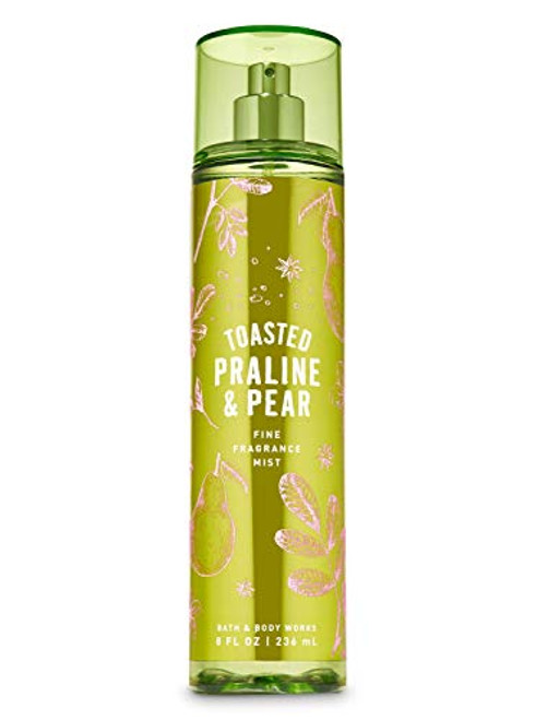 Bath   Body Works TOASTED PRALINE   PEAR Fine Fragrance Mist 8 fl oz   236 mL