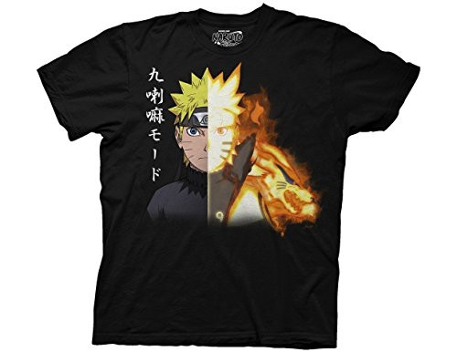 Ripple Junction Naruto Shippuden Naruto Biju Adult T Shirt Small Black