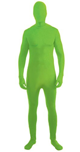 Forum Novelties Women s Teen Disappearing Man Color Stretch Body Suit Costume  Neon Green  Teen Size