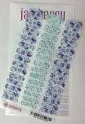 Jamberry Flower Hour Junior Nail Wrap 0316 12B4  Full Sheet  Retired
