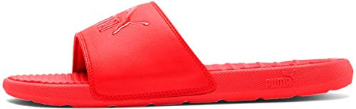 PUMA Men s Cool CAT Slide Sandal  High Risk Red High Risk Red  10