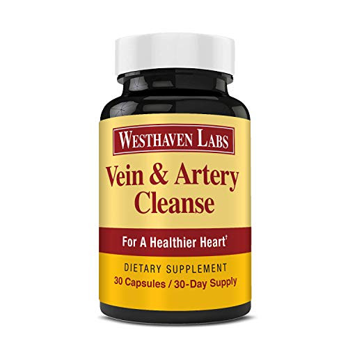 Vein   Artery Cleanse for Heart Health Support  Addresses Age Related Related Circulation and Artery Issues  Supports Clean and Supple Arteries  30 Day Supply