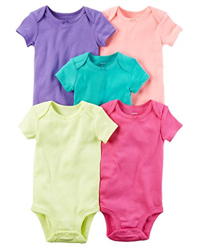 Carter s Baby Boys  5 Pack Multi Striped Bodysuits 6 Months