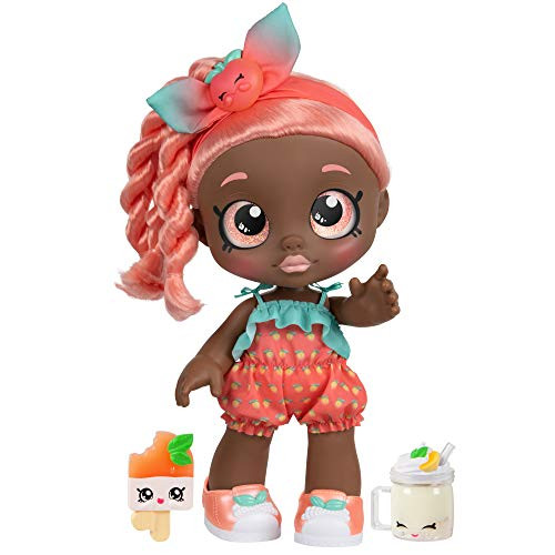Kindi Kids Snack Time Friends Pre School Play Doll Summer Peaches for Ages 3 Changeable Clothes and Removable Shoes Fun Snack Time Play for Imaginative Kids Kindi Kids Snack Time Friends Pre School Play Doll Summer Peaches for Ages 3 Changeable Clothes and Removable Shoes Fun Snack Time Play for Imaginative Kids
