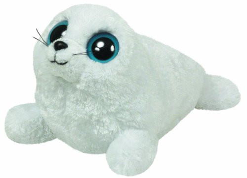 TY Beanie Boos - ICEBERG the White Seal ( Beanie Baby Size - 6 inch )
