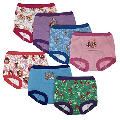 Disney Toddler Girls Multipacks  Princess 7pk Potty Training Pants  3T