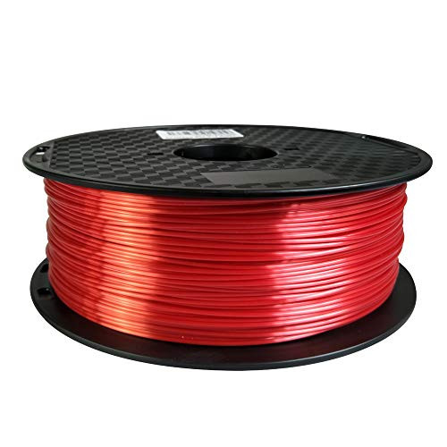 Silk Red PLA Filament 1 75 mm 3D Printer Filament 1KG 2 2LBS Spool 3D Printing Materials Shiny Silky PLA CC3D Metaillic PLA