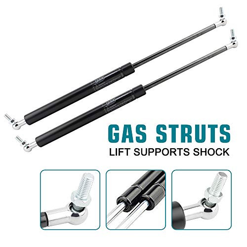 Qty 2  Rear Hatch Liftgate Tailgate Trunk Lift Supports Struts Shocks for Jeep Grand Cherokee 2005 2010 Gas Struts with SG314044 55394323AA