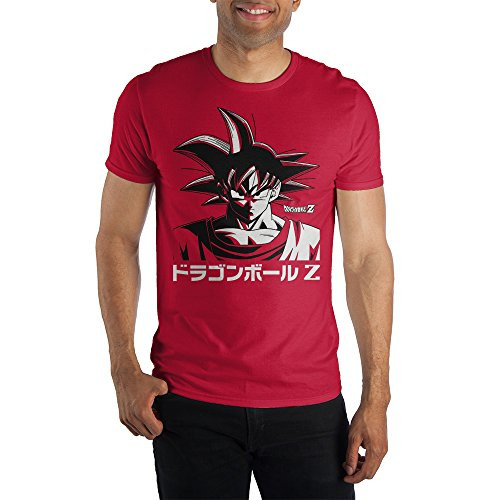 Dragon Ball Z Goku Kanji T Shirt Tee Shirt Red