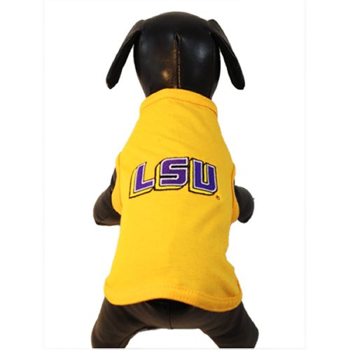 NCAA Louisiana State Fightin Tigers Cotton Lycra Dog Tank Top XX Small NCAA Louisiana State Fightin Tigers Cotton Lycra Dog Tank Top XX Small