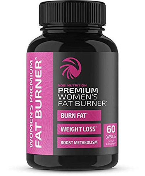 Nobi Nutrition Premium Vegan Fat Burner for Women Weight Loss Supplement Appetite Suppressant and Metabolism Booster Thermogenic Diet Pills for Women 60 Capsules Nobi Nutrition Premium Vegan Fat Burner for Women Weight Loss Supplement Appetite Suppressant and Metabolism Booster Thermogenic Diet Pills for Women 60 Capsules