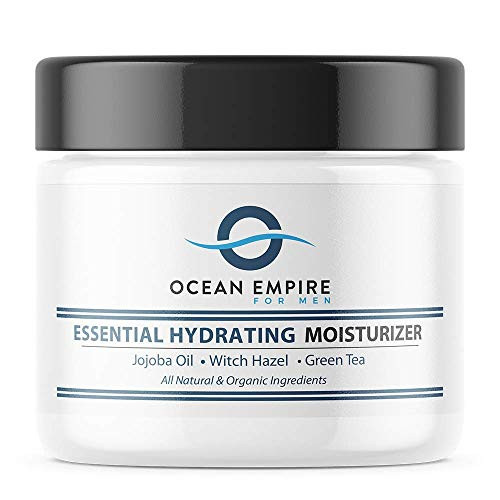 Mens Essential Face Moisturizer   Soothes   Nourishes Skin After Shaving  Made in Miami   2in1 Post Shave Balm   Facial Cream with Aloe  Jojoba  Green Tea  Fast Absorbing Aftershave Lotion for Men 2oz