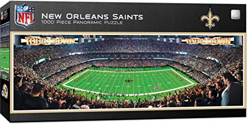 MasterPieces NFL New Orleans Saints Stadium Panoramic Jigsaw Puzzle 1000 Pieces 13 x 39 MasterPieces NFL New Orleans Saints Stadium Panoramic Jigsaw Puzzle 1000 Pieces 13 x 39