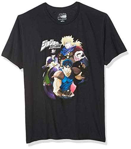 Jojo s Bizarre Adventure Phantom Blood Black Short Sleeve T Shirt XX Large