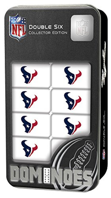 MasterPieces NFL Houston Texans Collector Edition Double Six Dominoes