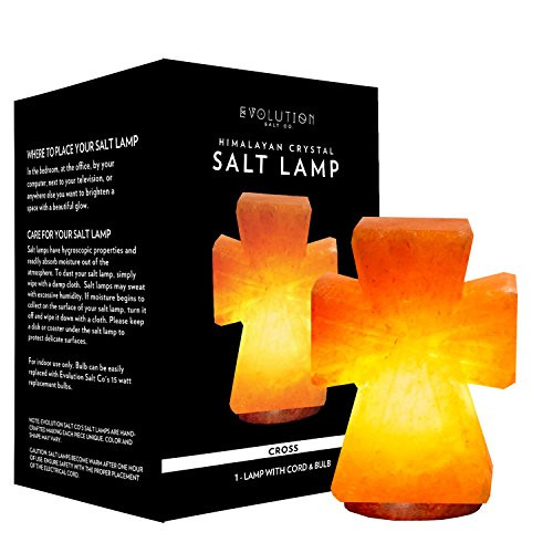 Evolution Salt Cross Crystal Himalayan Salt Lamp 4-6 lbs