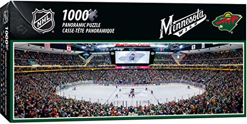 MasterPieces NHL Minnesota Wild Stadium Panoramic Jigsaw Puzzle 1000 Pieces 13 x 39 MasterPieces NHL Minnesota Wild Stadium Panoramic Jigsaw Puzzle 1000 Pieces 13 x 39