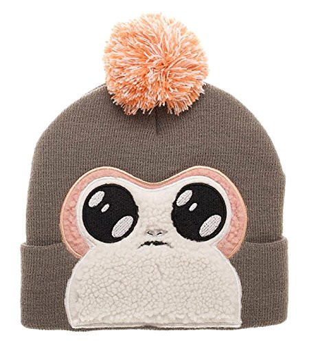 Star Wars  The Last Jedi PORG Bigface Pom Beanie