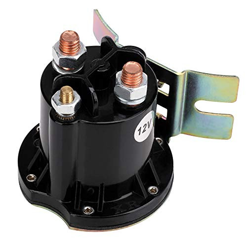 12V Starter Solenoid Relay Replacement  634 1261 212 Intermittent Duty Contactor 3 Terminals Current 150A Max 800A with Nuts and Bolts