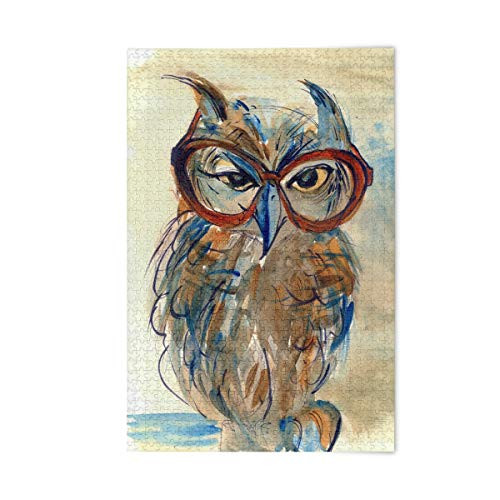 Vvfelixl   Wise Owl   500 Pieces Jigsaw Puzzle   20 5 X14 9   Wooden Puzzle  DIY Family Game