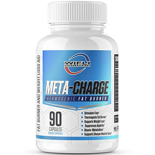 META Charge  Thermogenic Fat Burner   All Natural  Stimulant Free Weight Loss Supplement for Men and Women   Metabolism Booster and Appetite Suppressant That Helps Support Weight Loss
