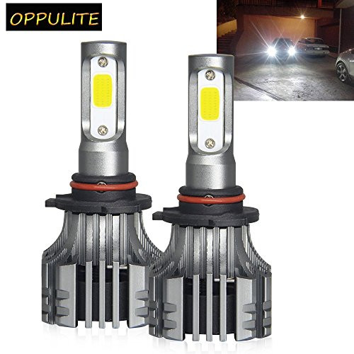OPPULITE 9005 Led Headlight Bulb Conversion Kit T2 72W 9000LM Low Beam Fog Light Automotive Led Bulbs 6500K Cooling White Led Headlights 1 Year Warranty