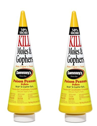 Sweeney s Mole and Gopher Poison Peanuts Bait 6 Ounce  Pack of 2
