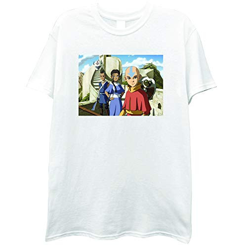 AVATAR The Last Airbender Shirt   Mens The Last Airbender Short Sleeve Tee  White  Small