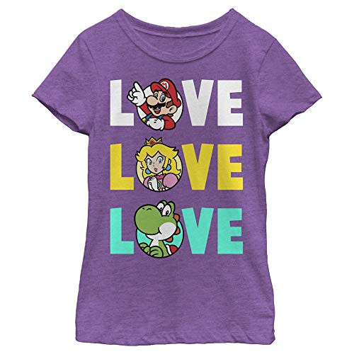 Nintendo Girls  T Shirt  Purple Berry  Medium