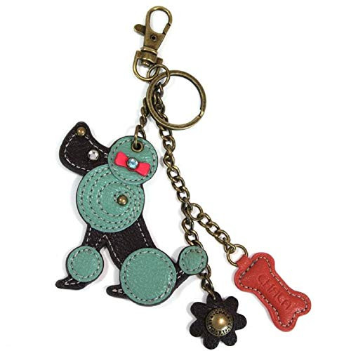 Chala Mini Keychain with Charm   Poodle