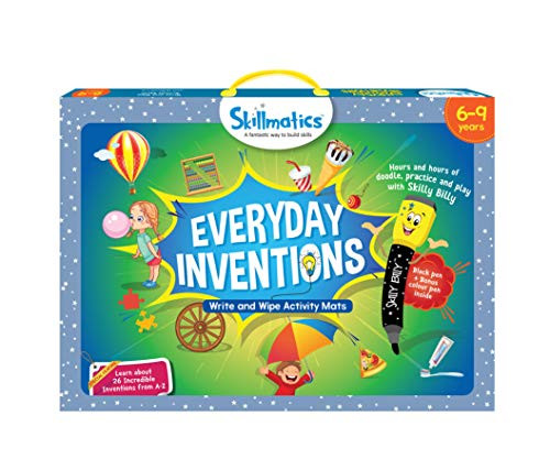 Skillmatics Educational Game : Everyday Inventions | STEM Learning | Creative Fun Activities| Gift for Boys and Girls Kids Ages 6 to 9 Years