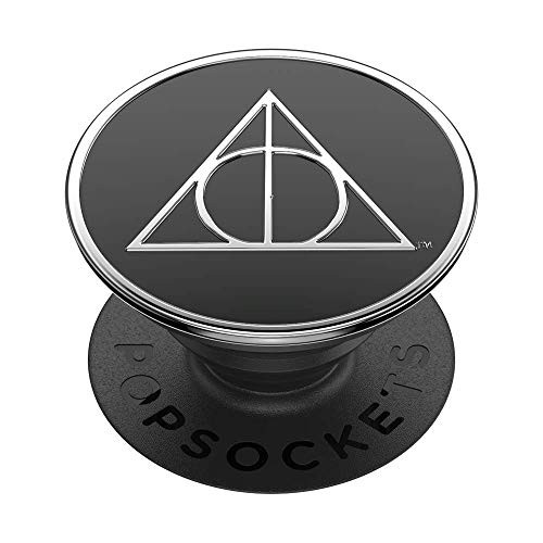 PopSockets  PopGrip with Swappable Top for Phones and Tablets   Enamel Deathly Hallows