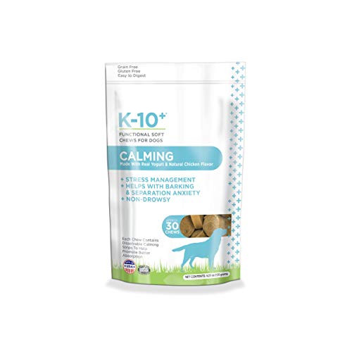 K 10  Calming Supplement Chews for Dogs  Calming Functional Soft Chews for Dogs   30 ct  Pouch