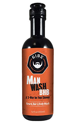 GIBS Grooming 3 in 1 Body Wash for Men  12 Fl Oz