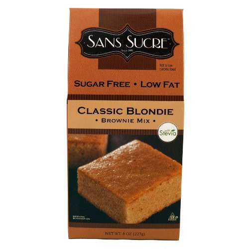 Sans Sucre Classic Blend Brownie Mix 8 Ounce Pack of 6 Sans Sucre Classic Blend Brownie Mix 8 Ounce Pack of 6
