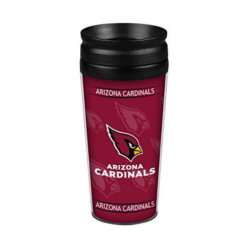 Boelter Brands NFL Arizona Cardinals Full Wrap Travel Tumbler 14 Ounce Red Boelter Brands NFL Arizona Cardinals Full Wrap Travel Tumbler 14 Ounce Red